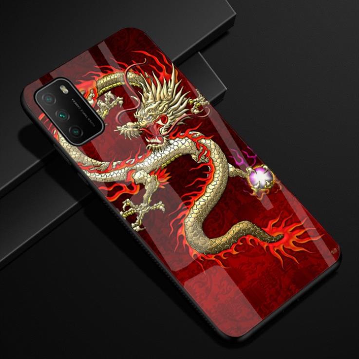 Ốp lưng Xiaomi Redmi Note 9 4G / Redmi 9T (2021) / Poco M3 mặt lưng ép kính nano chống bể nhiều mẫu đẹp