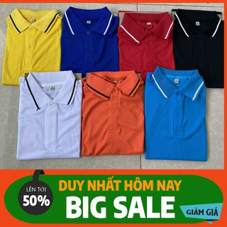 Áo Thun Nam Có Cổ Vải Cá Sấu Cotton Cao Cấp