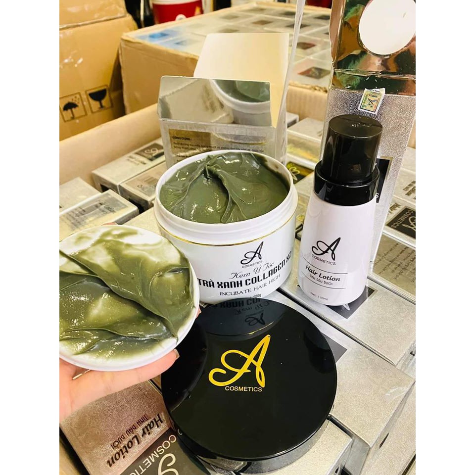 GEL Ủ TÓC TRÀ XANH COLLAGEN X2