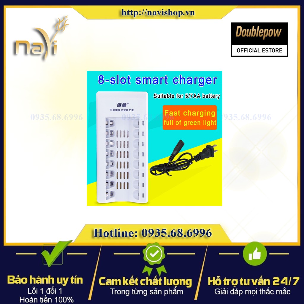 ĐỐC SẠC 8 CỔNG DOUBLEPOW