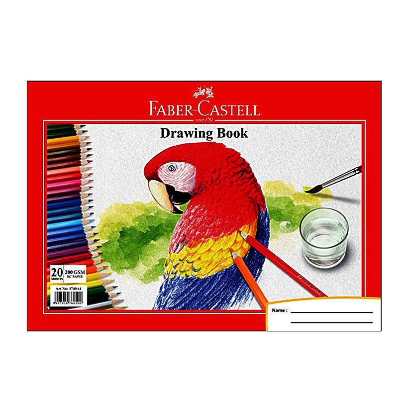 GIẤY VẼ MÀU NƯỚC A4 FABER-CASTELL 200 GSM (20 TỜ, 21x29.7 CM)