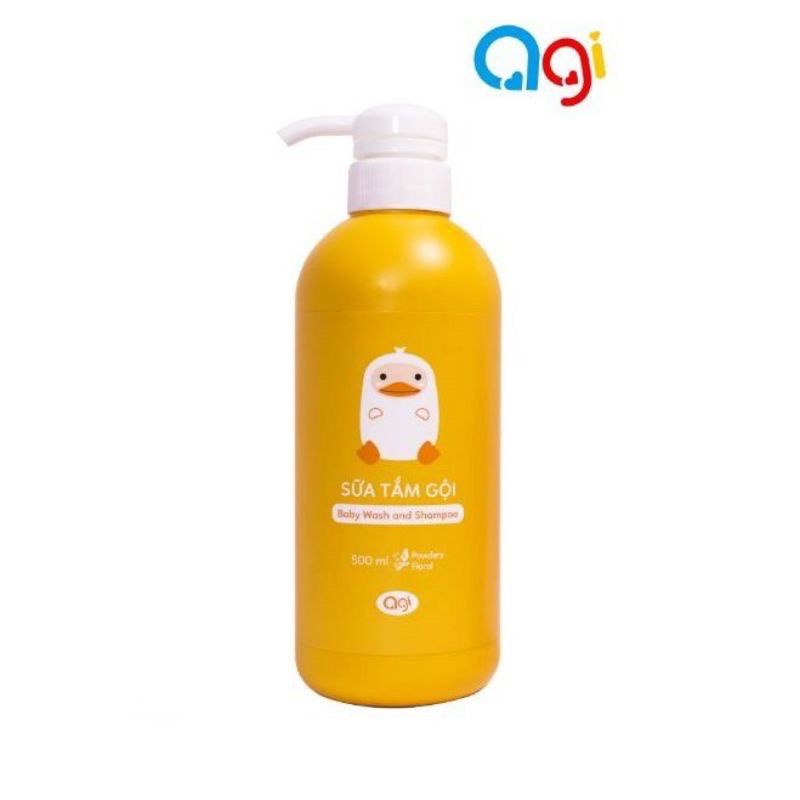 Chính hãng sữa tắm gội agi 500ml - ảnh sản phẩm 5