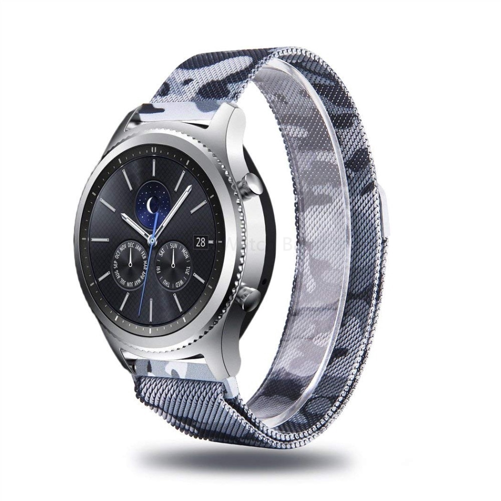Dây đeo thép không gỉ Milanese cho đồng hồ thông minh Samsung Gear S3 Classic / Frontier Galaxy 46mm