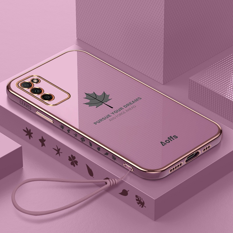 Ốp lưng Samsung A03S ốp lưng Samsung A02S S20 FE Ốp Điện Thoại In Hình Lá Phong Cho Samsung A02s m02s FY
