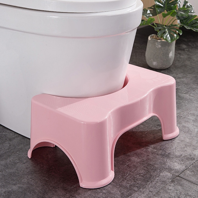 Aoto Ghế Đẩu Ngồi Toilet Bằng Nhựa Chống Trượt Tiện Dụng