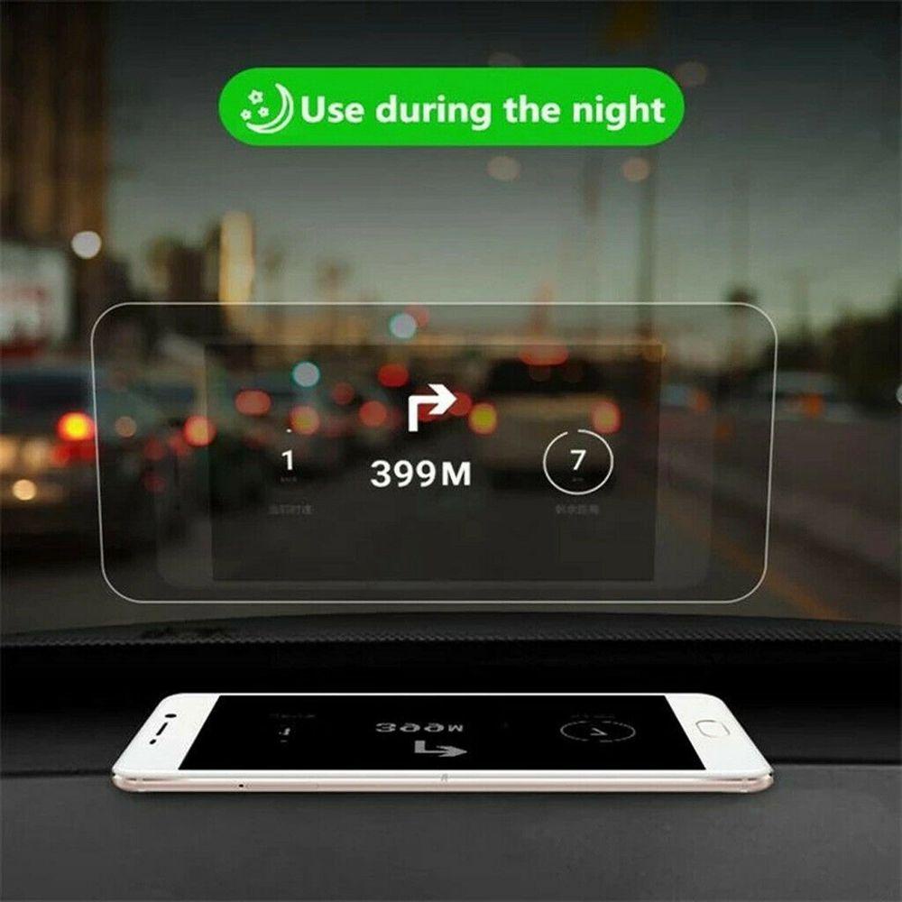 WTTLE Phim Dán Phản Quang Trong Suốt HUD Cho Điện Thoại / GPS