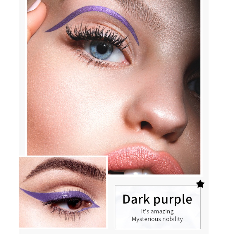 Bút Kẻ Mắt Dạng Lỏng Pudaier 18 Màu Tùy Chọn Lâu Trôi Chống Thấm Nước