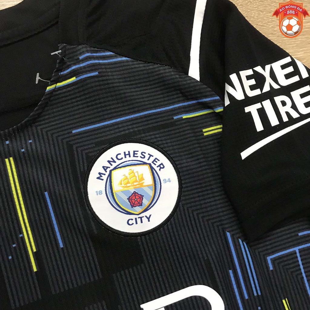 Áo Bóng Đá CLB Manchester City 2021 - Sân Nhà/Sân Khách - Chuẩn Mẫu Thi Đấu - Vải Polyester Thái Gai Lưới