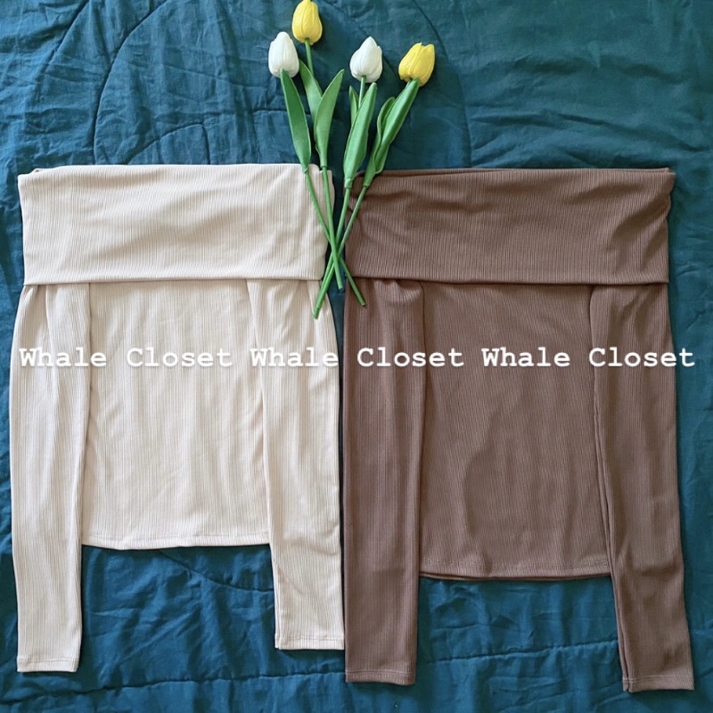 Áo len tăm dài tay TRỄ VAI ôm body tôn dáng chất tăm lạnh mềm đẹp | BigBuy360 - bigbuy360.vn