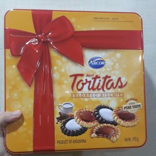 Bánh quy tortitas hộp sắt 415gr