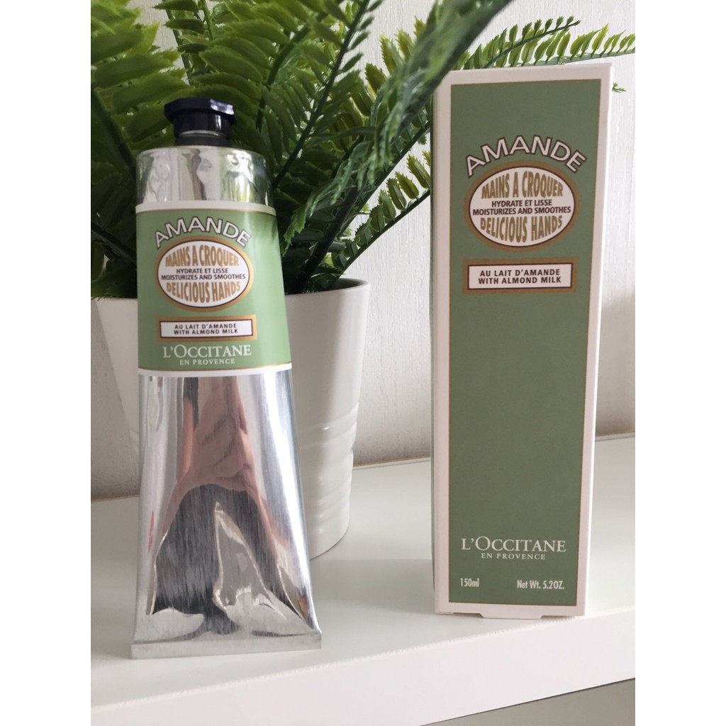 LOCCITANE Kem Dưỡng Da Tay Hương Hạnh Nhân Amande Hand & Nail Care Hand Cream
