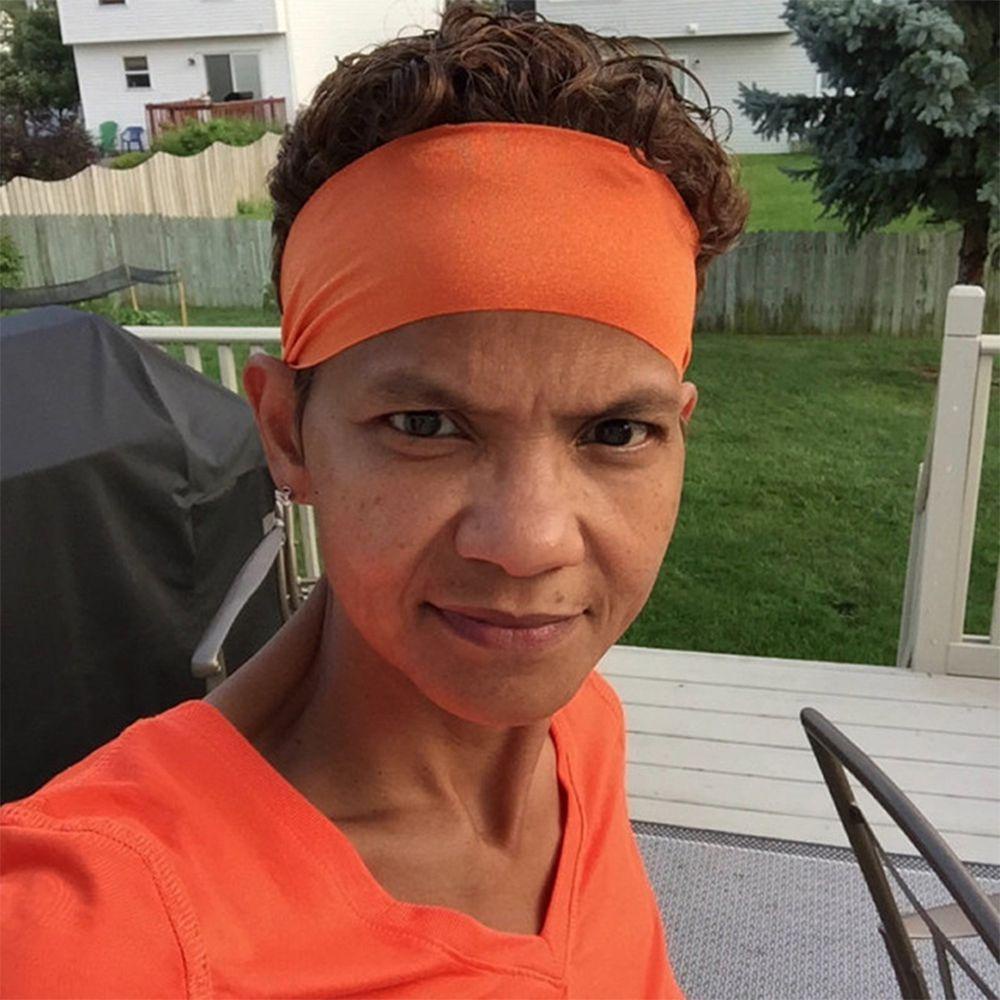 OSIER1 Băng Đô Thể Thao Thấm Hút Mồ Hôi Màu Sắc Huỳnh Quang Cho Nam Và Nữ