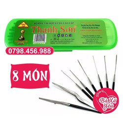 Bộ lấy ráy tai 8 món hộp nhựa - BX3097