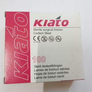 Lưỡi dao mổ các số Hộp 100 cái (Kiato Ấn Độ)