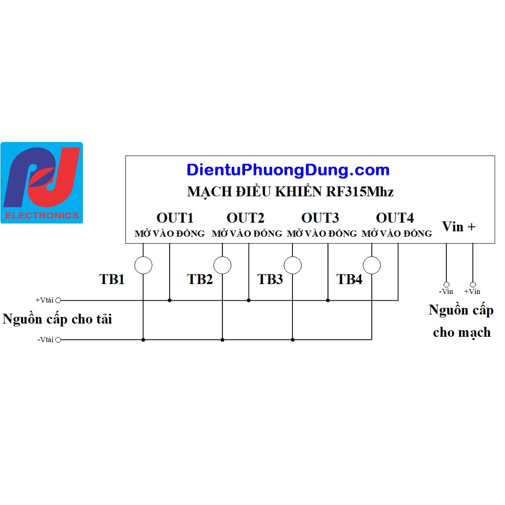 Mạch điều khiển 12 Kênh - Học lệnh