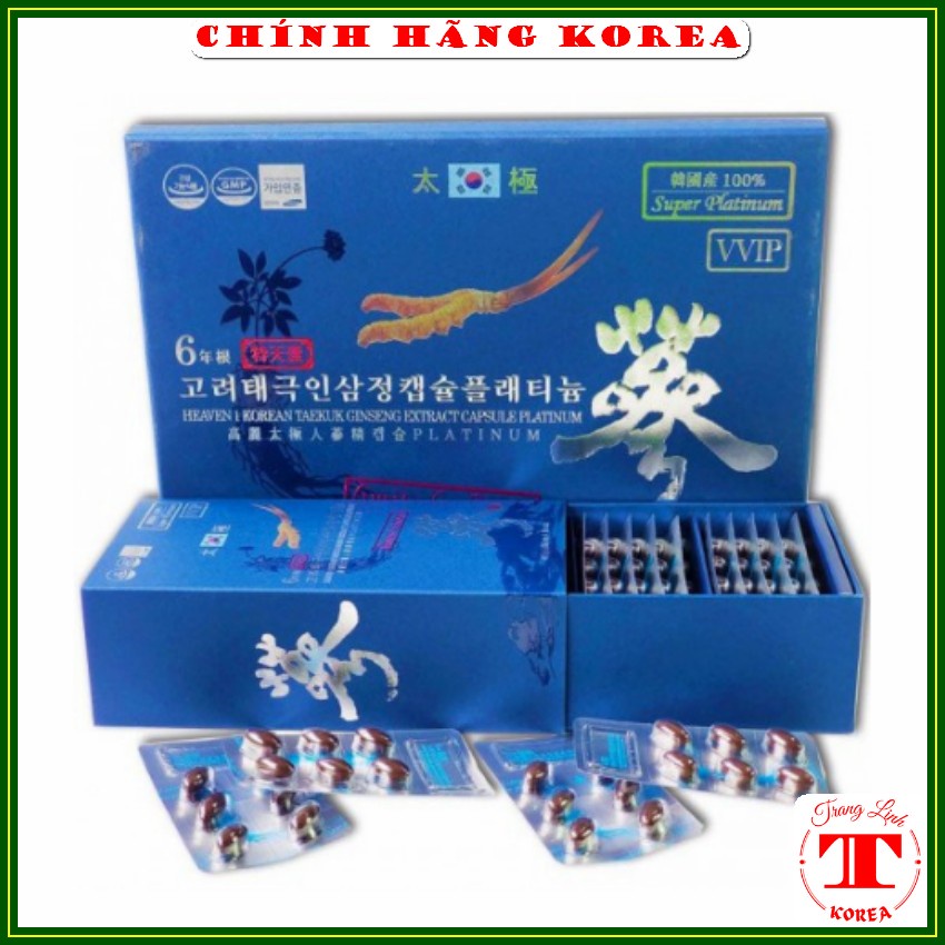 Thiên sâm đông trùng hạ thảo hàn quốc, hộp 180 viên - Hoàng thiên sâm thượng hạng tăng đề kháng, sức khỏe, phòng ung thư