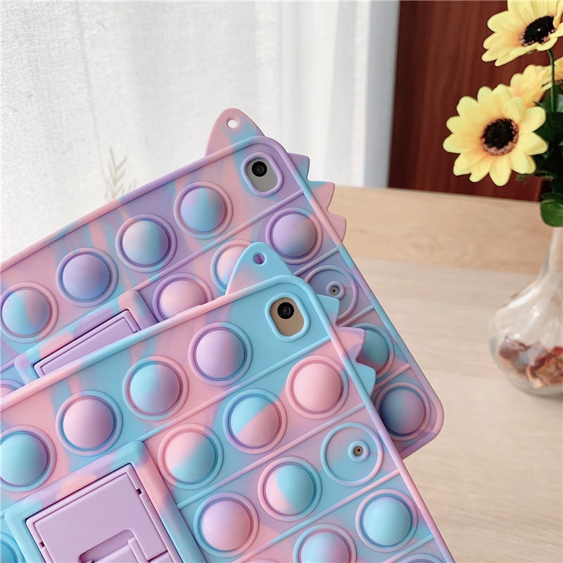 Ốp Máy Tính Bảng Silicone Mềm Có Tay Cầm Cho Samsung Tab A S6 Lite 8&quot; 8.7&quot; 10.4&quot; SM-T295 SM-T220 SM-T225 SM-T505 SM-T515 SM-P610 P615