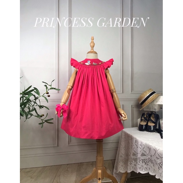 ĐẦM SMOCK CHÚ VỊT HỒNG SEN
