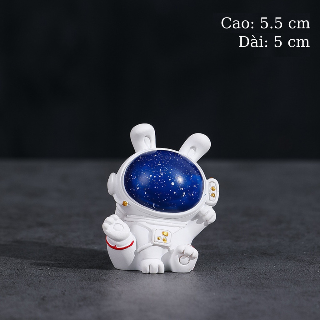 Tượng phi hành gia đáng yêu trang trí taplo, bàn làm việc