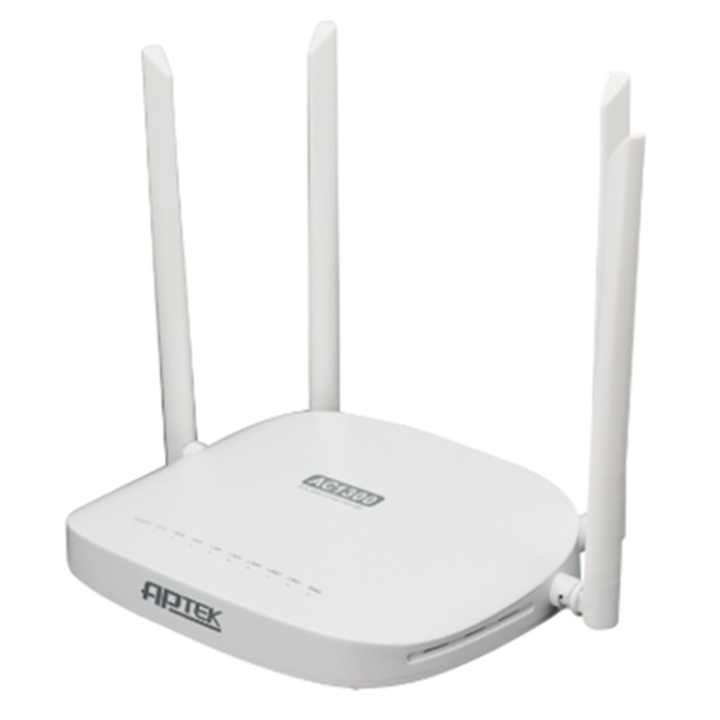 Bộ phát Wifi APTEK A134GHU (AC1300 ) màu trắng