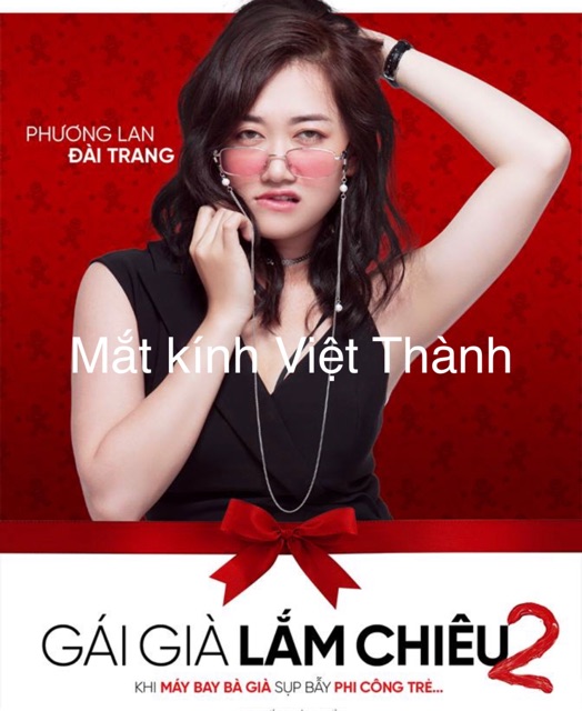 Dây đeo kính kim loại SIÊU CHẤT hạt châu nhân tạo chain kính