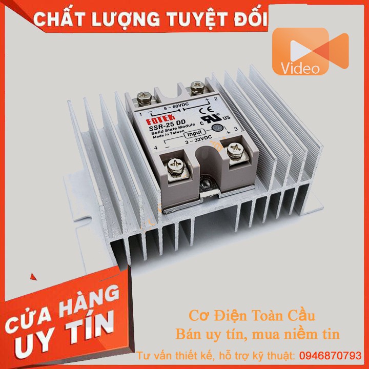 Relay  bán dẫn Fotek SSR 100VA 100DA 100AA 80VA 80DA 80AA 60VA 60DA 60AA 40VA 40DA 40AA  25VA 25DA 25AA