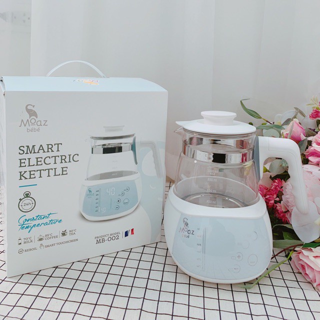 Bình đun nước đa năng thông minh Moaz Bébé MB-002 1000ml