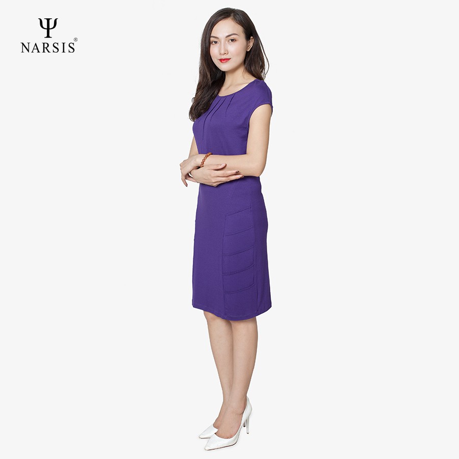 Váy nữ Narsis NEW1264 màu tím