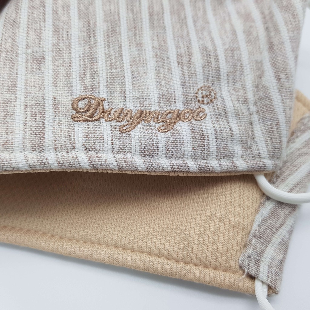 Khẩu trang sọc nhỏ vải Linen cao cấp Duy Ngọc (7062) | BigBuy360 - bigbuy360.vn