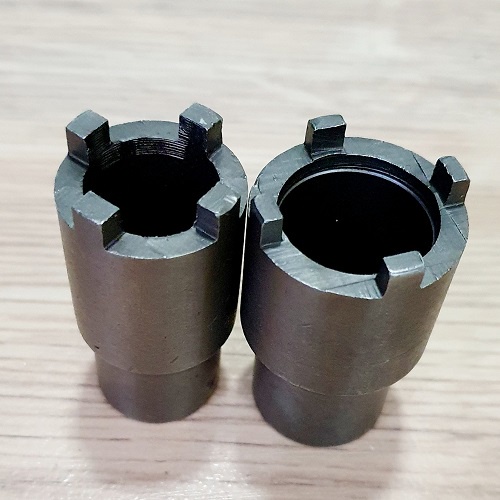 Bộ Dụng Cụ Mở Nồi Xe Số Thép Nguyên Khối Gồm 2 Đầu Rời 16MM Và 21MM Dùng Cần Siết 1/2 Kết Nối Mở Nồi