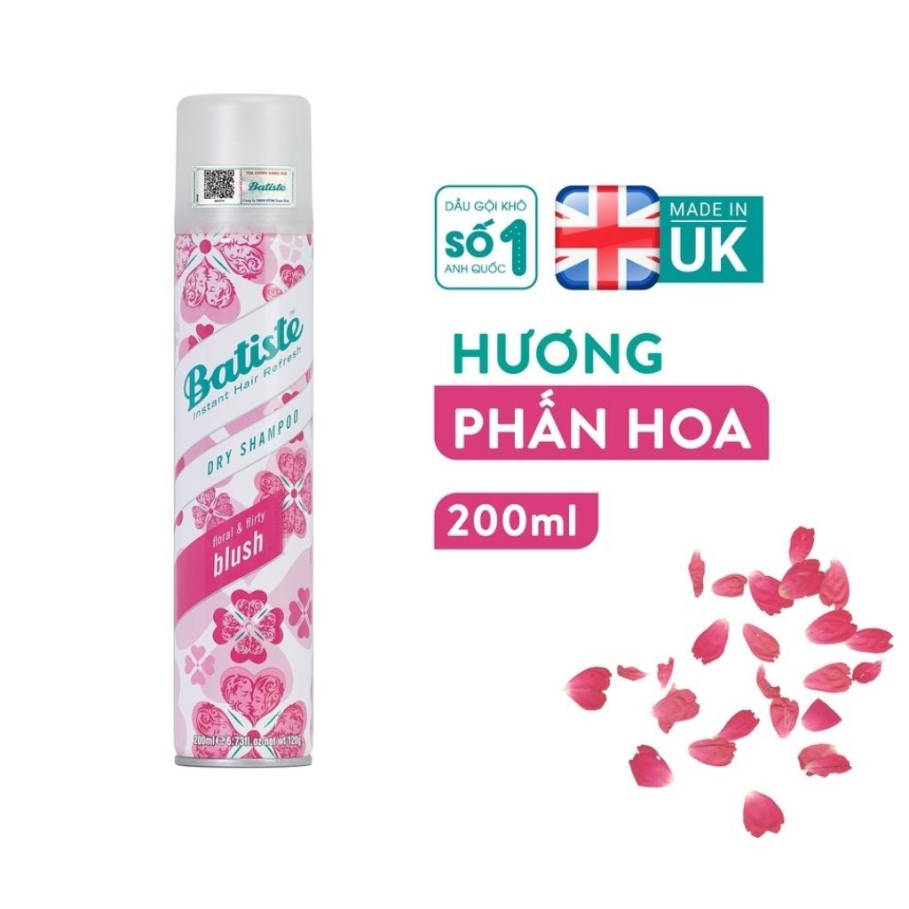 Dầu Gội Khô Batiste Dry Shampoo 200ml #6
