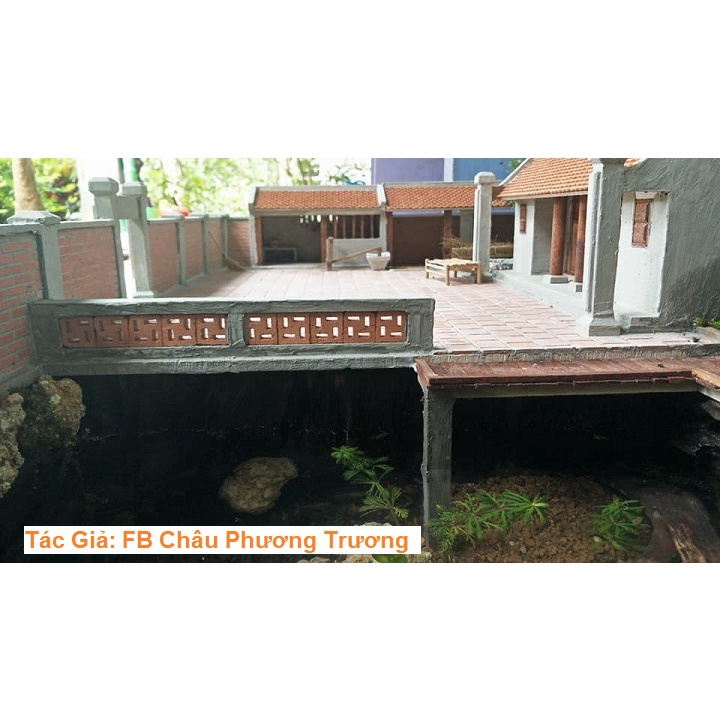 10 Viên - BÔNG GIÓ Mini 20x20x10mm, Gạch Đất Sét Nung Mô Hình, Tiểu Cảnh.