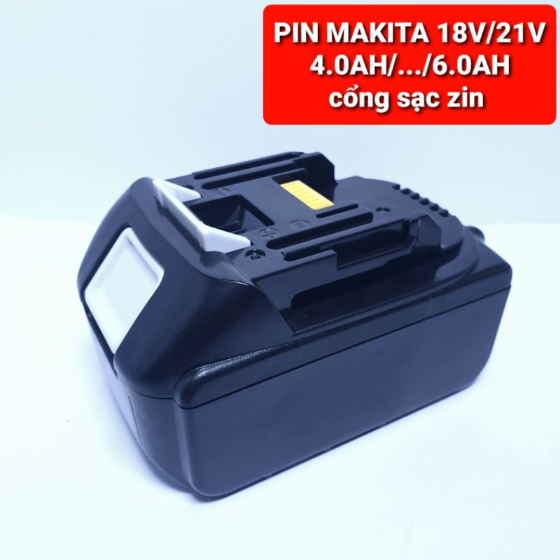 achun.vn - KHỐI PIN Makita-18V - 4.0AH/.../6.0AH  NGÀM ZIN DÙNG CHO MÁY KHOAN