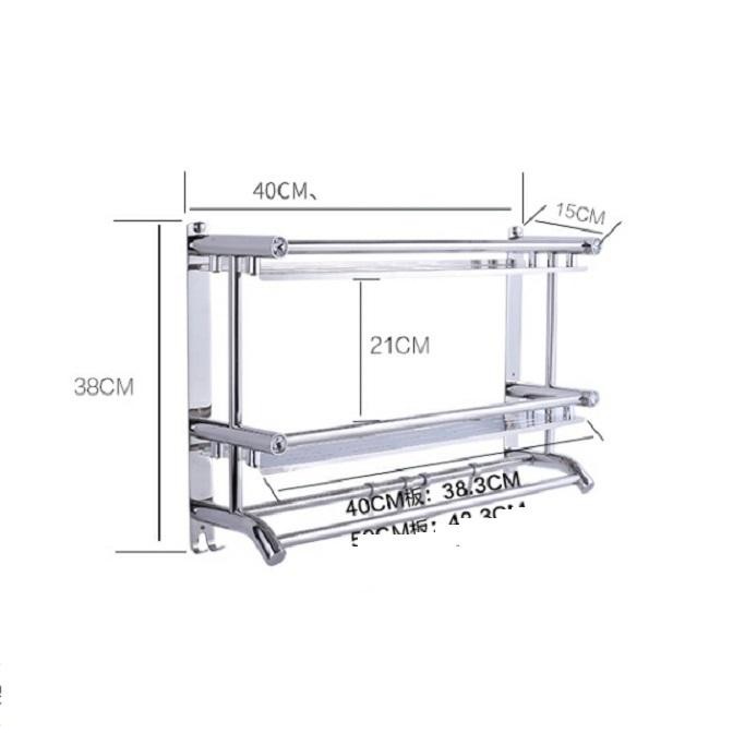 Kệ Inox Dán Tường-Giá Để Đồ Nhà Tắm-Giá để Gia vị