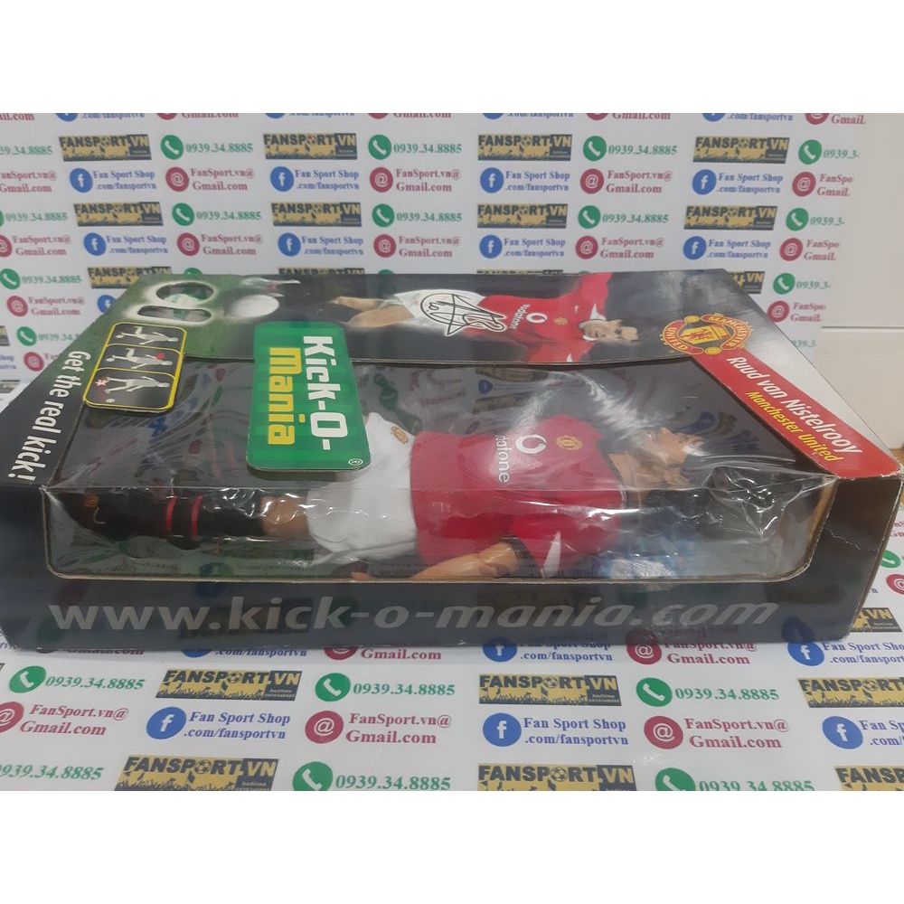 Tượng cầu thủ bóng đá Ruud Van Nistelrooy Manchester United 2004-2006 home Kick-O-Mania figures