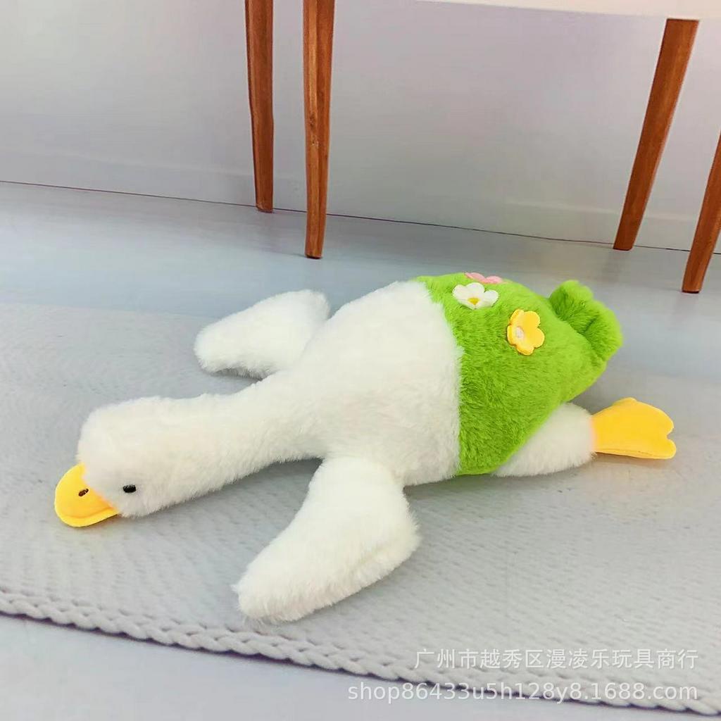 Gấu bông con ngỗng trắng, Vịt trắng nằm đáng yêu 25cm