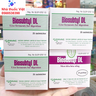 Men tiêu hoá sống Biosubtyl DL Men Đà Lạt