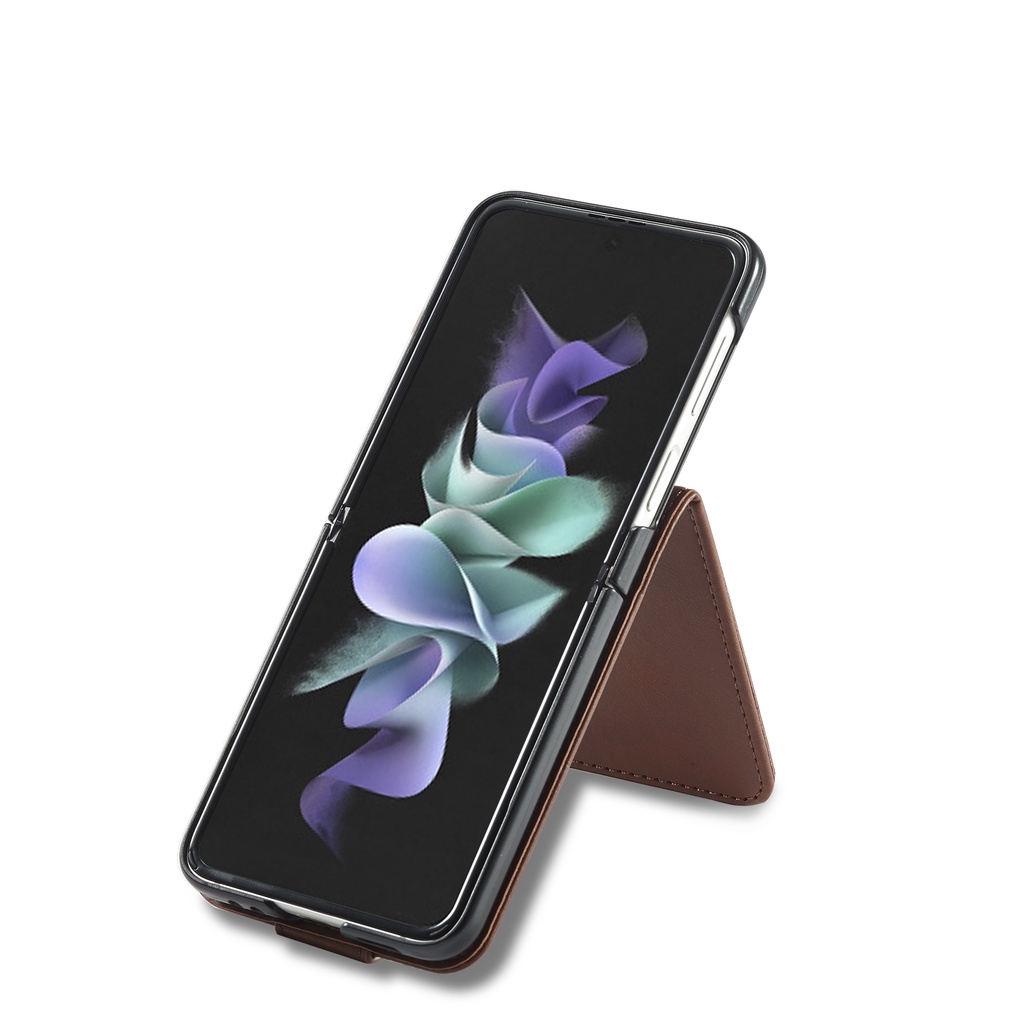 Case for Samsung Galaxy Z Flip 3 5G Ốp Bao Da Điện Thoại Thời Trang Cho
