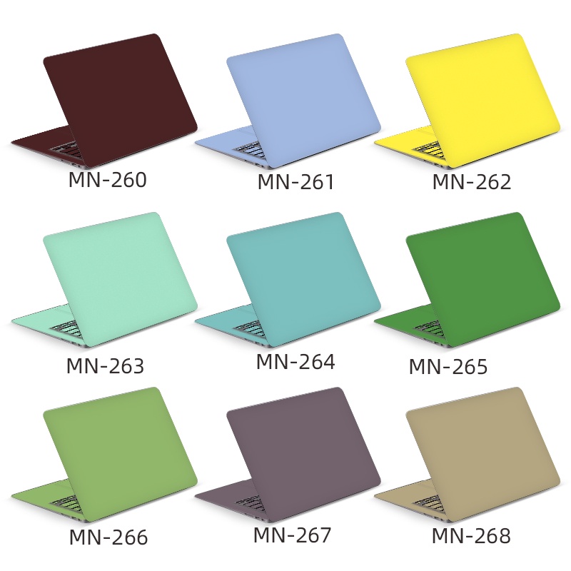 Pure color series stickers computer skin protective film, laptop decals are suitable for ASUS/Dell/HP/Acer/Huawei/macbook, etc