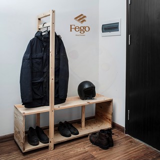 GIÁ TỦ TREO QUẦN ÁO KỆ SÀO TREO ĐỒ GỖ THANH ĐƠN NỘI THẤT KIỂU ÂU