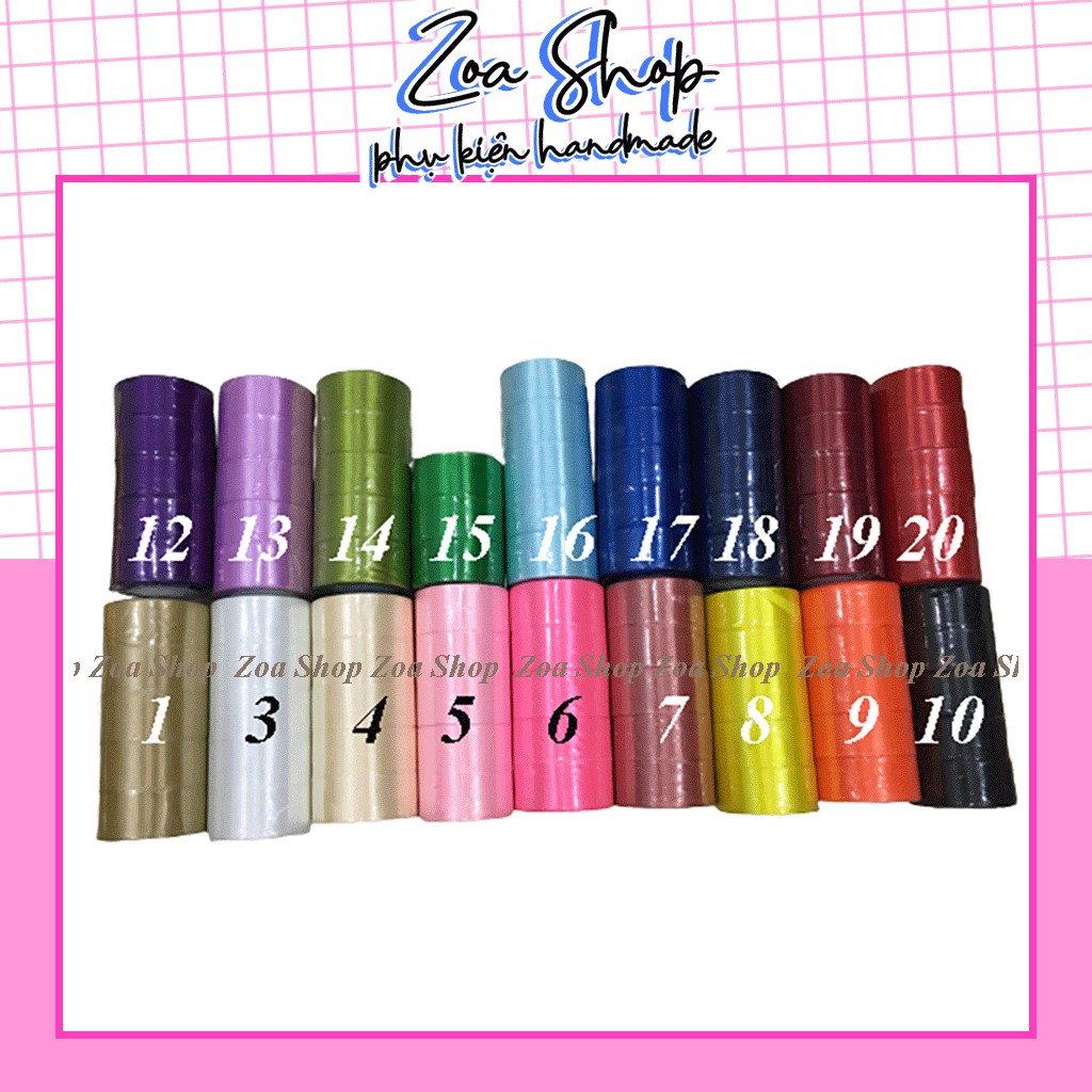 Ruy Băng Bản 4cm MILA Cuộn Dài 22m