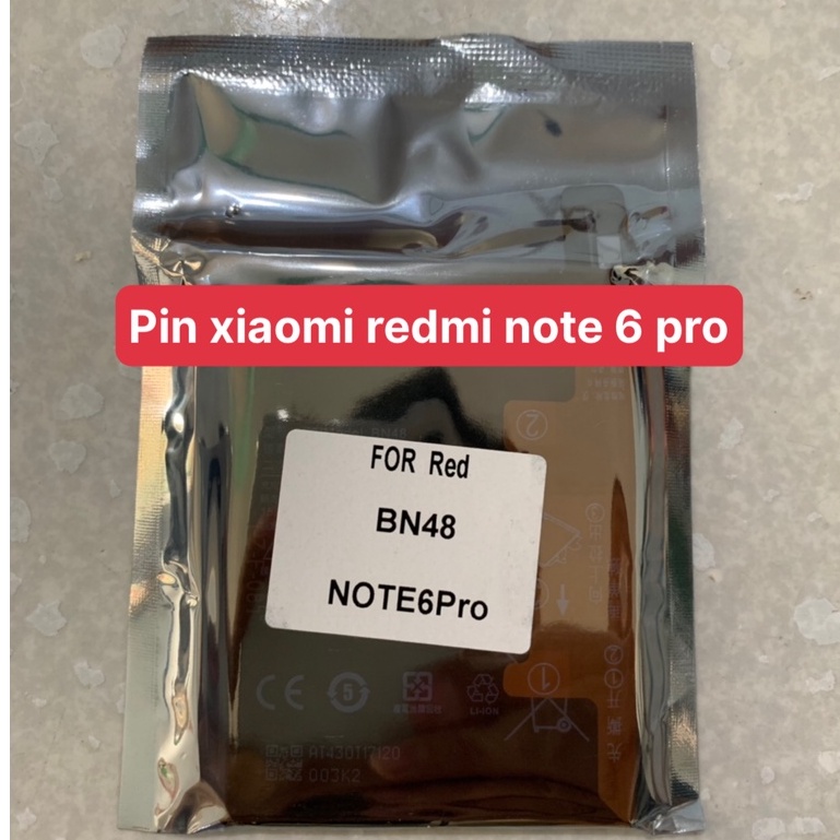 Pin xiaomi BN48 / Redmi Note 6 Pro / pin zin 4000mAh