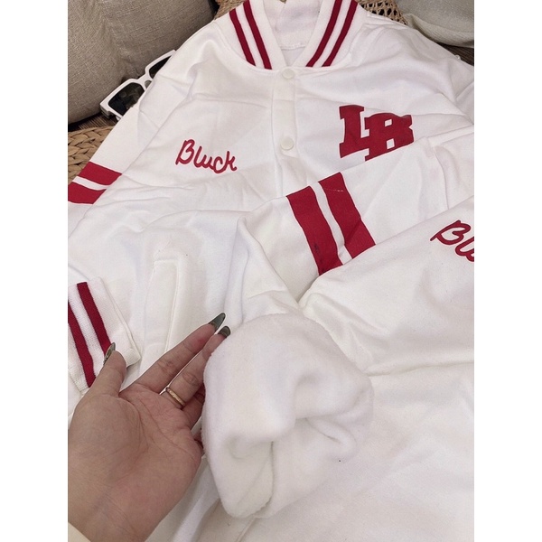 [ Ảnh thật ] Bomber Nỉ In LB 🌟 Áo Khoác Nỉ Hình In Unisex Nam Nữ Siêu Xinh | BigBuy360 - bigbuy360.vn