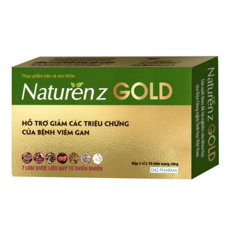 Naturenz Gold - Hỗ trợ giảm các triệu chứng viêm gan, giải độc gan, giúp bảo vệ gan, tăng cường chức năng gan