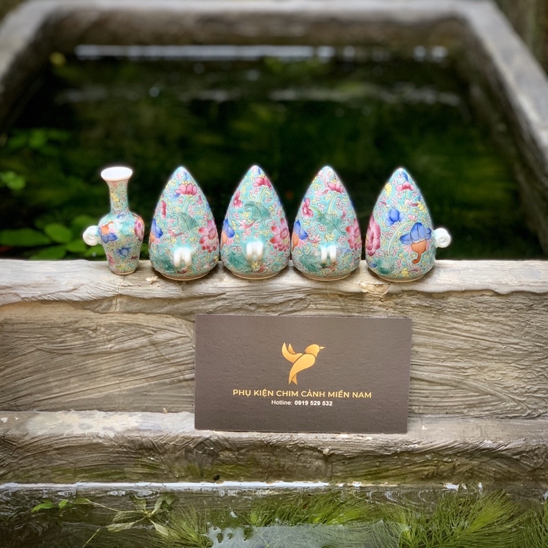 Cóng Khoen/Khuyên vẽ tay - HOA TAM THÁI