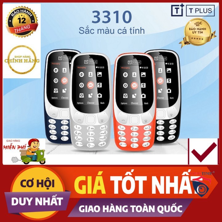 Điện thoại Siêu Nhỏ B3310 02 sim 02 sóng gắn được thẻ nhớ , thay đổi giọng nói kỳ diệu