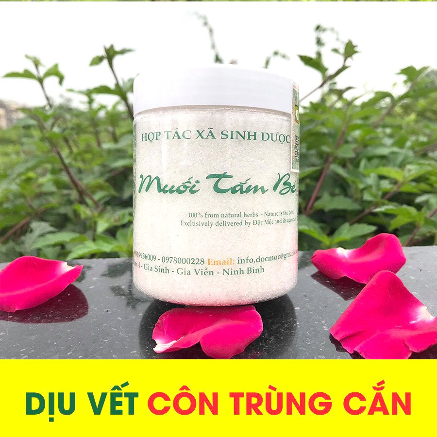 (COMBO 3 TẶNG 1) 03 Muối Tắm Bé Độc Mộc, Muối Tắm Bé Sinh Dược Shopdocmoc Hoàn Toàn Từ Thảo Dược Tự Nhiên Hộp 400gr