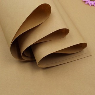 Combo 10 tờ Giấy vẽ rập/Giấy gói hàng/Giấy craft xi măng loại dày, dai khổ 25x100cm