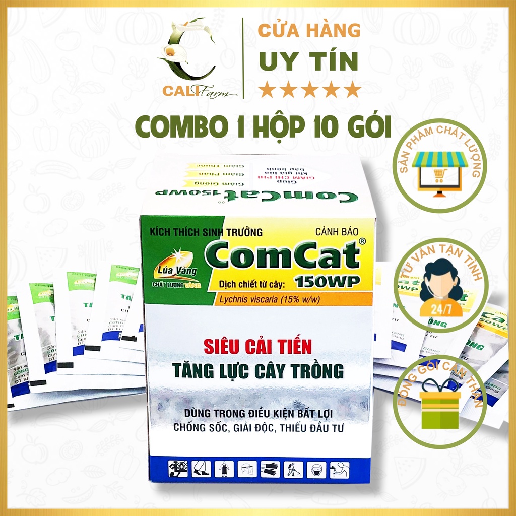 [Combo] Kích thích sinh trưởng Comcat 7.5g  siêu cải tiến x 10 gói [sieutietkiem]