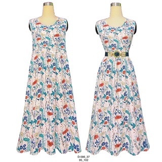 Đầm babydoll hoa nhí D-586